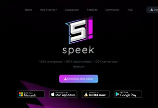 Speek! Una alternativa Open-Source descentralizada y más segura que WhatsApp.