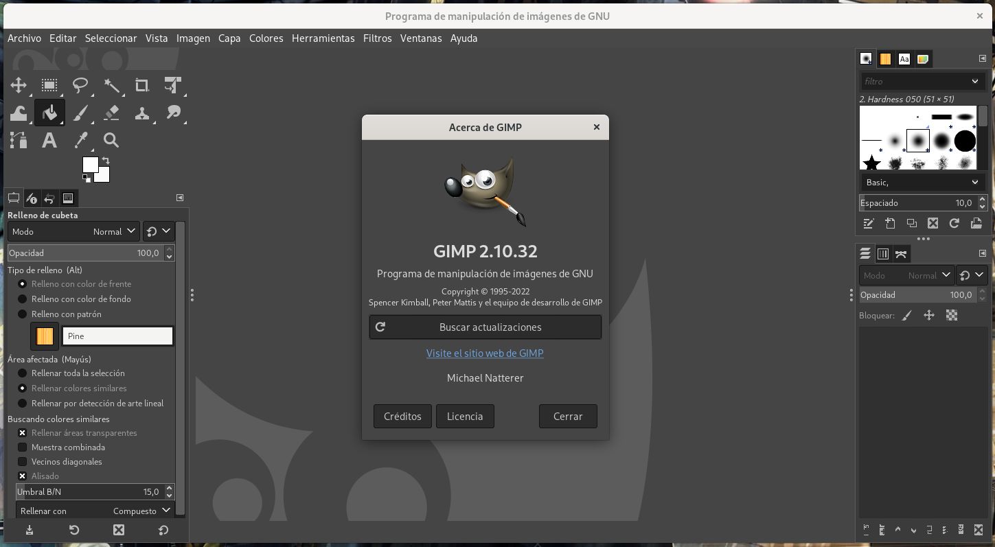 GIMP 2.10.32 mejora la usabilidad e incluye soporte para BigTIFF