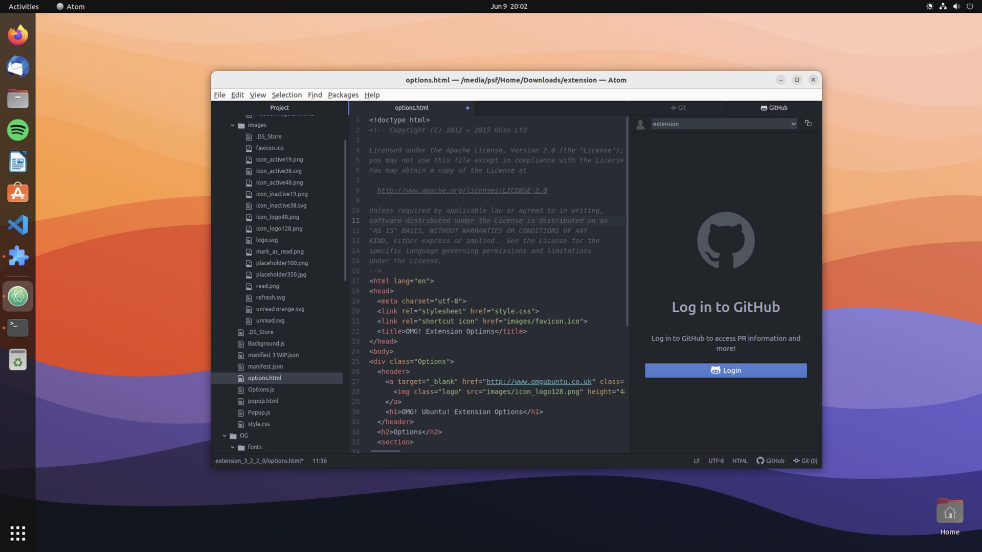 Atom en Ubuntu